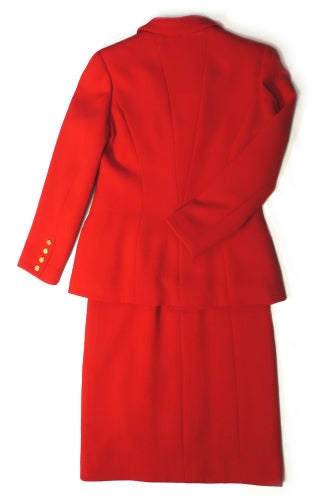 OLD CHANEL　98Aスカートスーツ（赤）