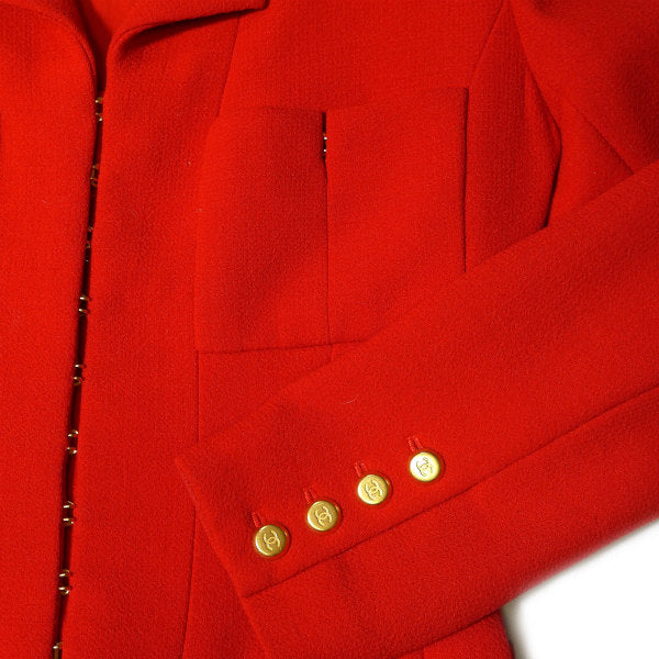 OLD CHANEL　98Aスカートスーツ（赤）