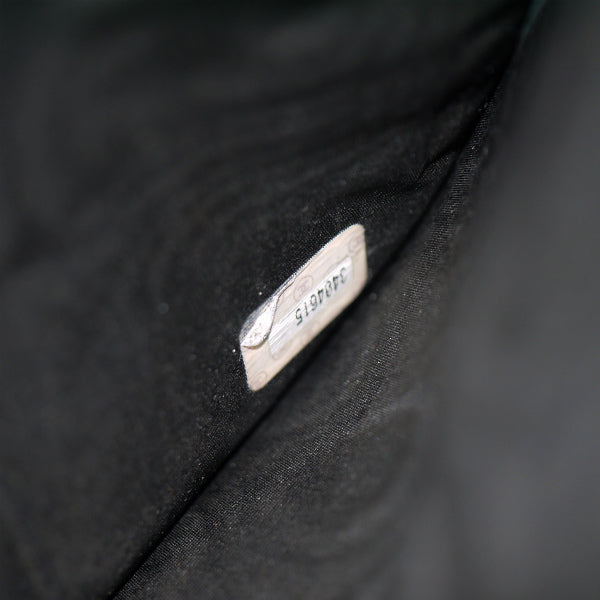 OLD CHANEL ココステッチがま口長財布（黒/ラムスキン）