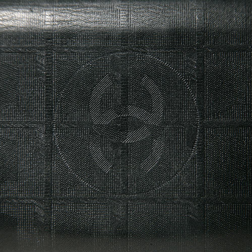 CHANEL　シグネチャー皮長財布(黒）