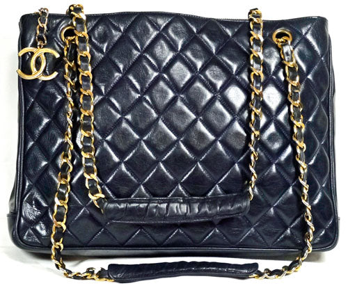 OLD CHANEL マトラッセ 黒トート