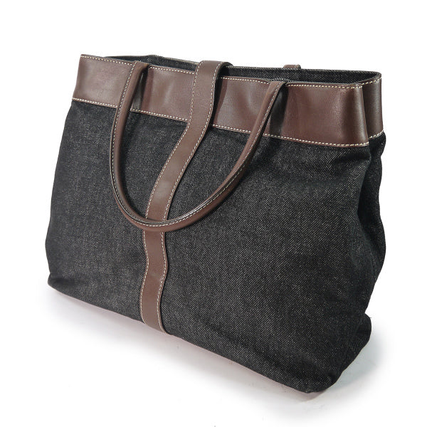 OLD CHANEL　デニムトートバッグ(インディゴブルー)