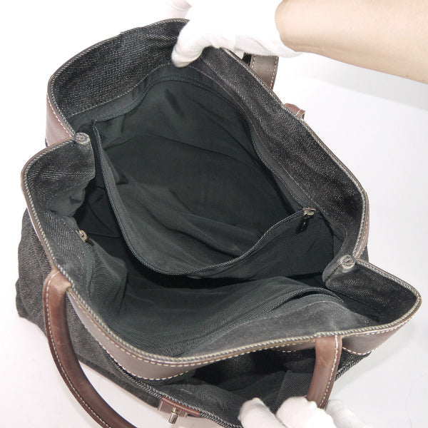 OLD CHANEL　デニムトートバッグ(インディゴブルー)