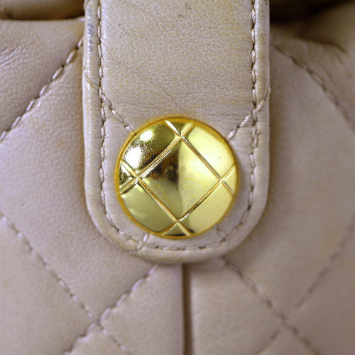 OLD CHANEL ＜訳アリ＞ベージュ マトラッセ  ショルダー