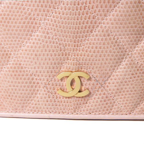 OLD CHANEL リザード皮 ピンクのバッグ