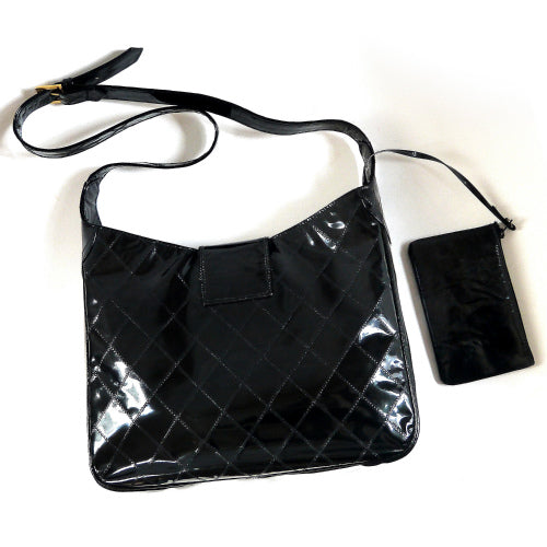 OLD CHANEL　パテント　ショルダー（黒）