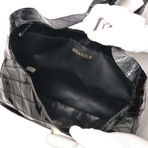 OLD CHANEL　パテント　ショルダー（黒）