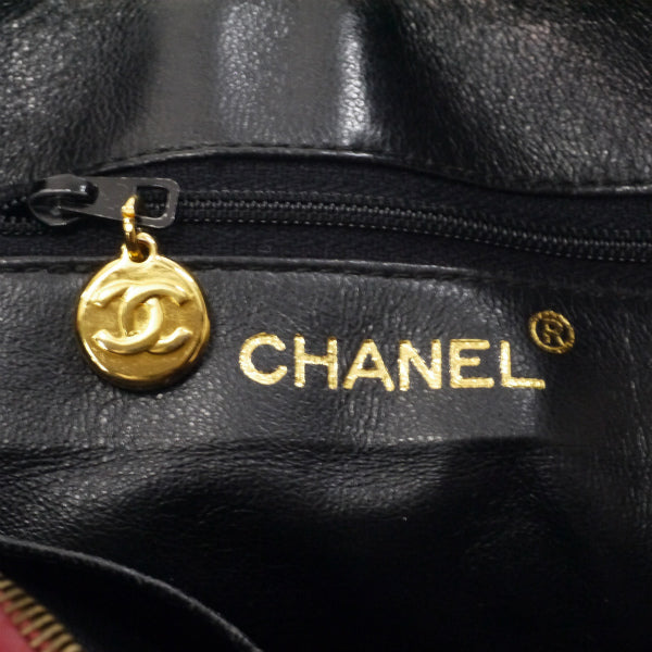 OLD CHANEL　フリンジマトラッセ チェーンバッグ（赤）