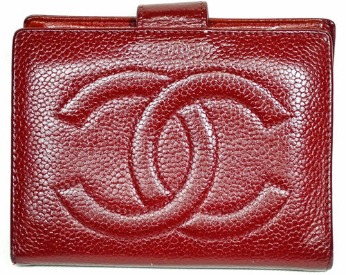 CHANEL キャビア 財布（ワインレッド）