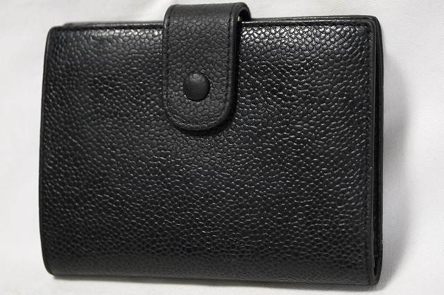 OLD CHANEL　キャビア 財布（黒）