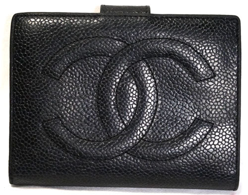 OLD CHANEL　キャビア 財布（黒）