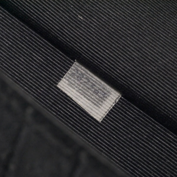 OLD CHANEL スエードマドモアゼルステッチチェーンバッグ（黒）