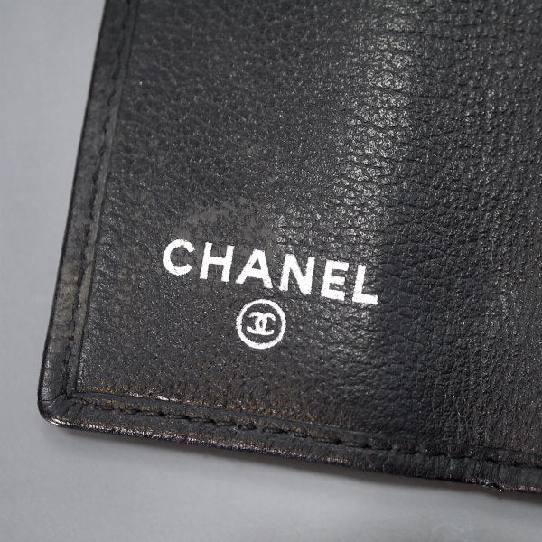 CHANEL　カメリア６連キーケース（黒/箱付き）