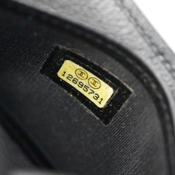 CHANEL　カメリア６連キーケース（黒/箱付き）