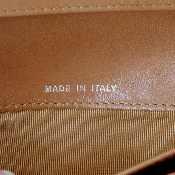 OLD CHANEL　マトラッセココマーク長財布（キャメル）