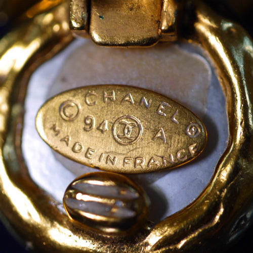 CHANEL　ココマークイヤリング（ゴールド・大パール）