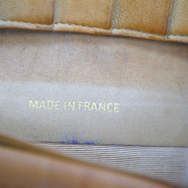 OLD CHANEL　マトラッセがま口長財布（キャビアスキン/ベージュ）