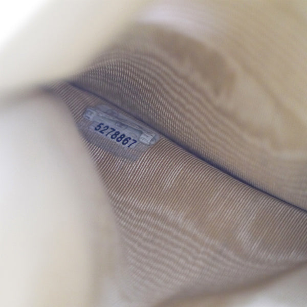 OLD CHANEL　マトラッセがま口長財布（キャビアスキン/ベージュ）