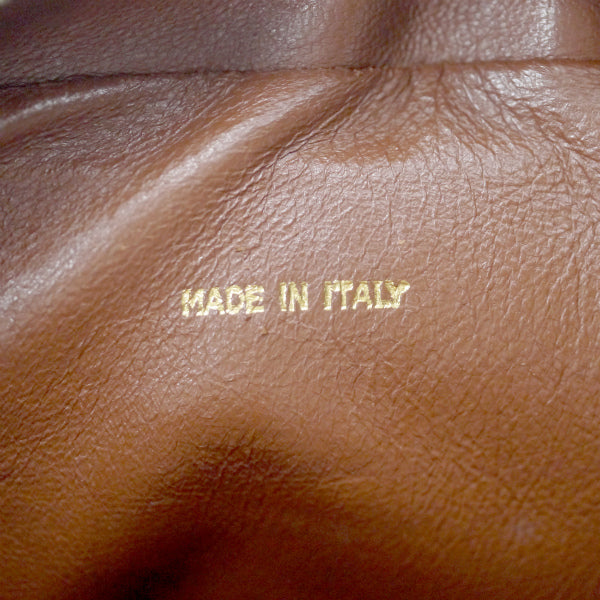 OLD CHANEL トリプルココステッチショルダー（キャメル/キャビアスキン）