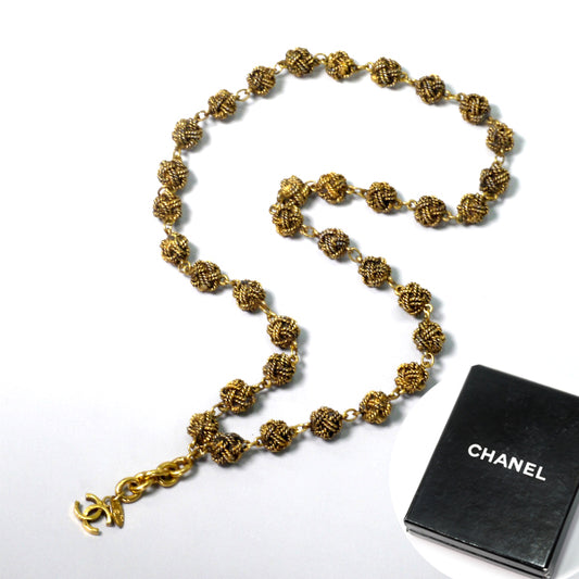 CHANEL アンティーク細工ネックレス（ゴールド）