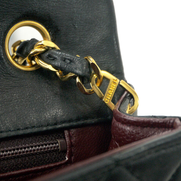 OLD CHANEL 80s定番マトラッセ フルフラップチェーンバッグ