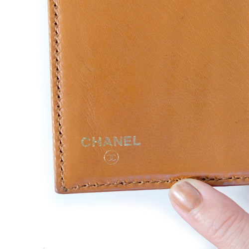 OLD CHANEL  ココマーク キャビアスキン 財布（茶）