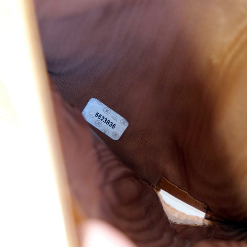 OLD CHANEL  ココマーク キャビアスキン 財布（茶）