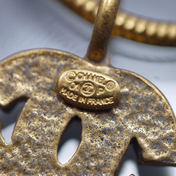 OLD CHANEL　ココマークブレスレット（アンティークゴールド）