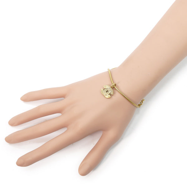 OLD CHANEL　ココマークブレスレット（アンティークゴールド）