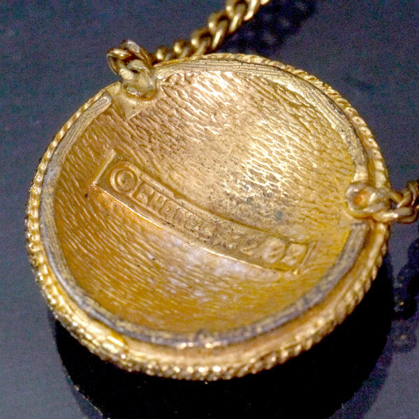 OLD CHANEL ラウンド ココマークネックレス（ゴールド）