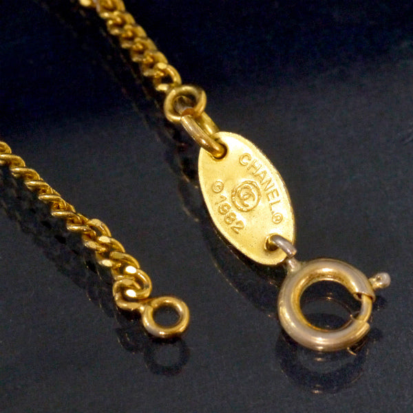 OLD CHANEL ラウンド ココマークネックレス（ゴールド）
