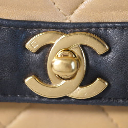 OLD CHANEL　マトラッセショルダー（バイカラー）