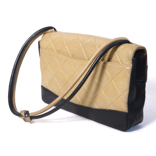 OLD CHANEL　マトラッセショルダー（バイカラー）