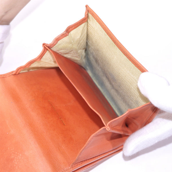 CHANEL　2つ折れWホック財布キャビアスキン（サーモンピンク）