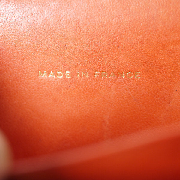 CHANEL　2つ折れWホック財布キャビアスキン（サーモンピンク）