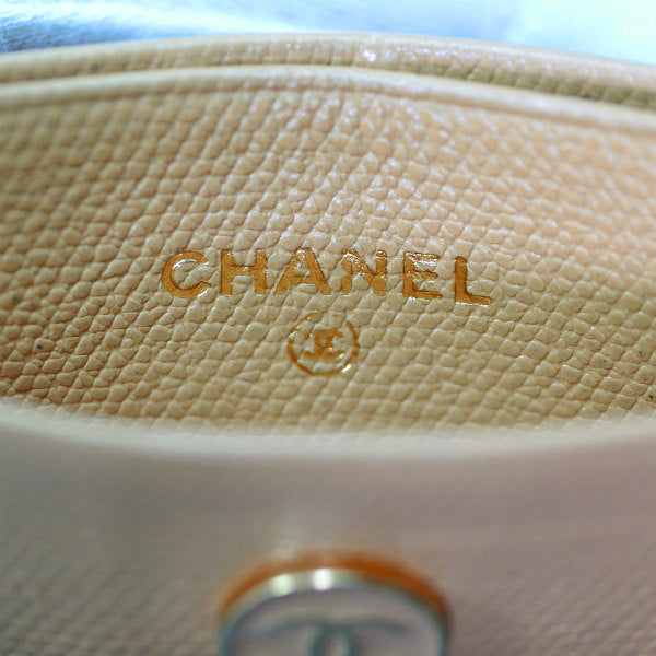 CHANEL カードケース（ベージュ）