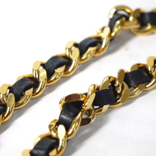 OLD CHANEL　マトラッセ　ウエストポーチ＆ショルダー（黒）