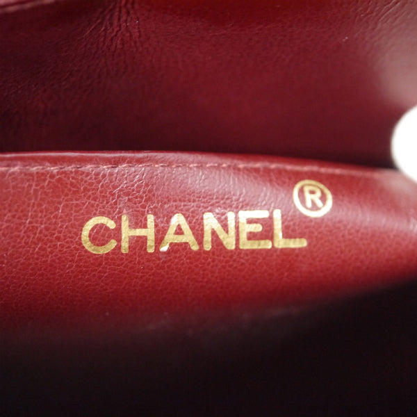 OLD CHANEL ラージ マトラッセチェーンショルダー（34サイズ/黒）