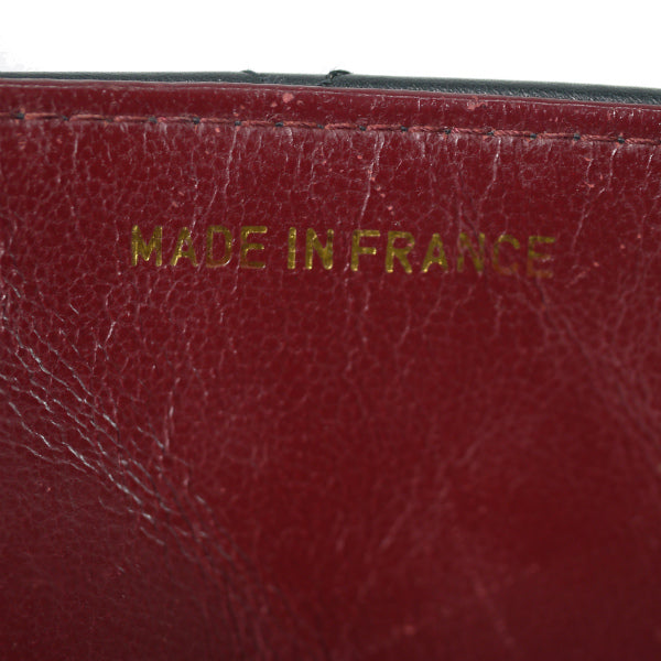 OLD CHANEL ラージ マトラッセチェーンショルダー（34サイズ/黒）