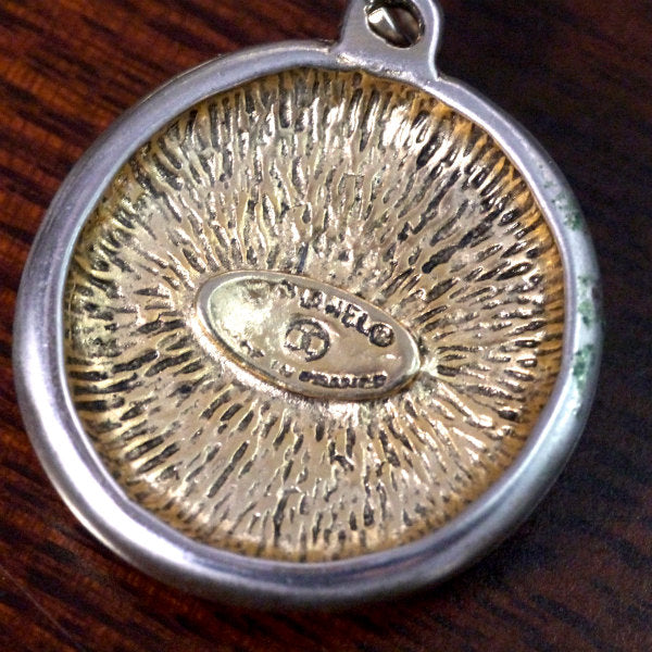 OLD CHANEL ラウンド ココマークデザインネックレス（ゴールド）