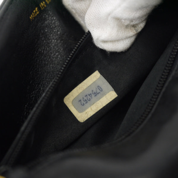 OLD CHANEL　ココマークステッチ ミニチェーンバッグ（黒）