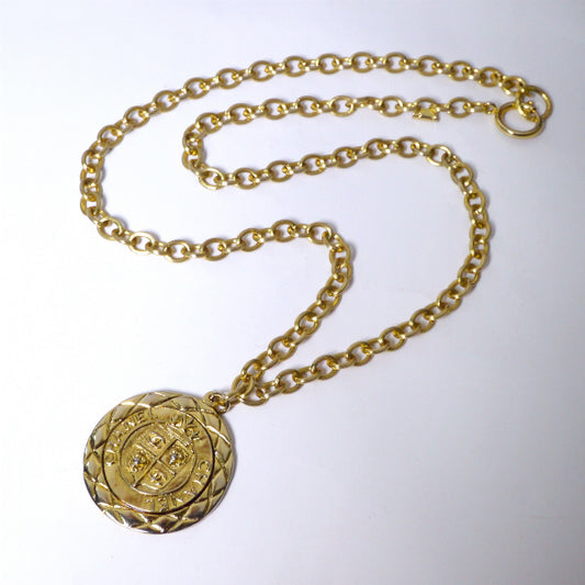 OLD CHANEL　ココマーク×ライオン ラウンドトップネックレス