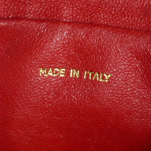 CHANEL80sフリンジチェーンバッグ（赤）