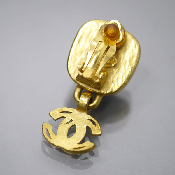 CHANEL　ブロンズビジュー ココマークイヤリング（ゴールド）