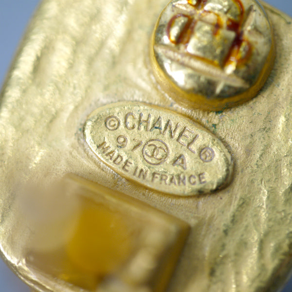 CHANEL　ブロンズビジュー ココマークイヤリング（ゴールド）