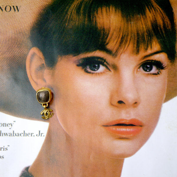 CHANEL　ブロンズビジュー ココマークイヤリング（ゴールド）