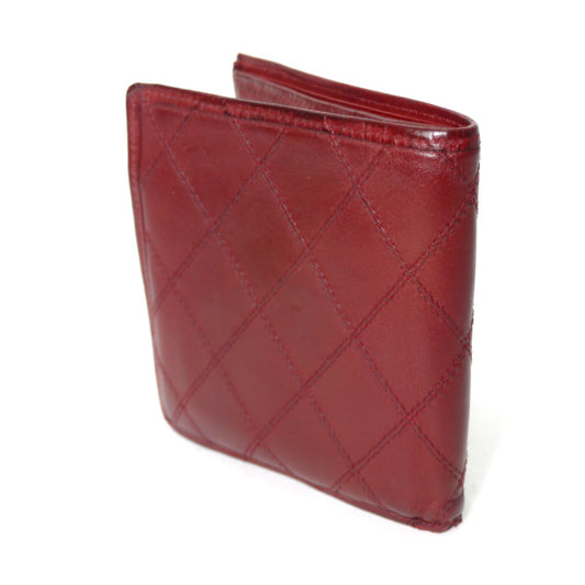 OLD CHANEL ビコローレ 折財布（赤）