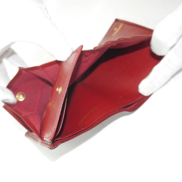 OLD CHANEL ビコローレ 折財布（赤）