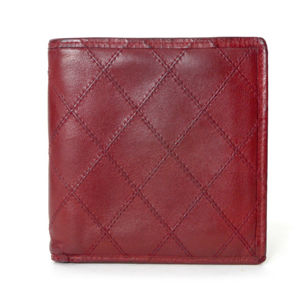 OLD CHANEL ビコローレ 折財布（赤）