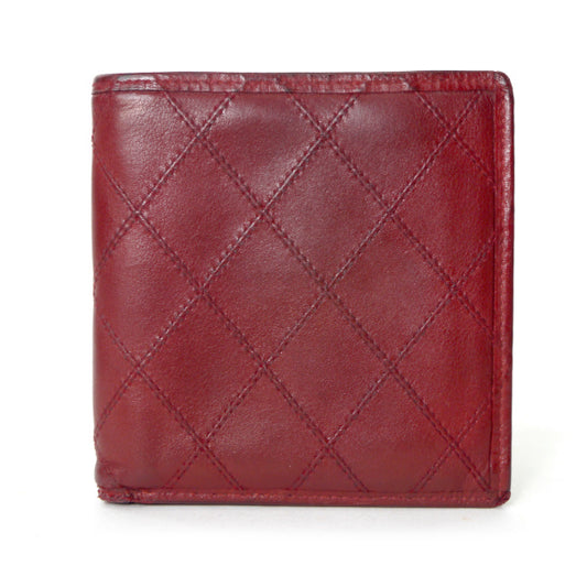 OLD CHANEL ビコローレ 折財布（赤）